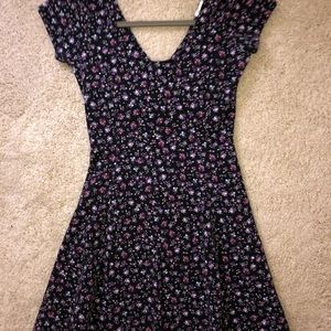 Garage Black Floral Dress